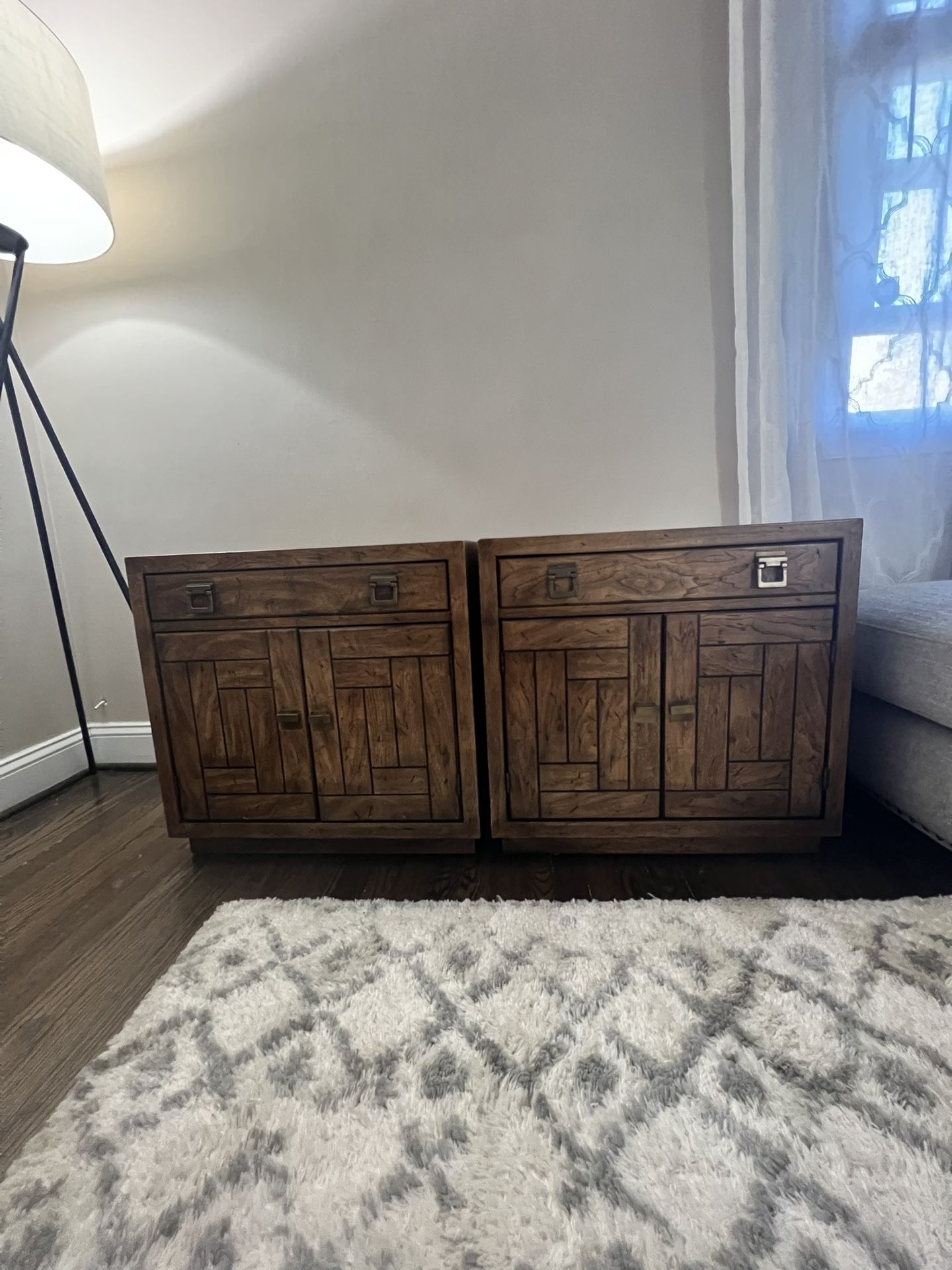 Mid-century Vintage Drexel Nightstands (1970)