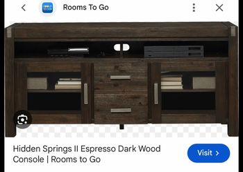Espresso Dark wood Console