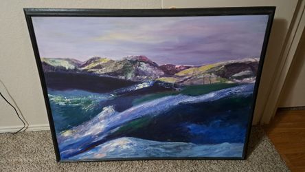 Framed Landscape Painting