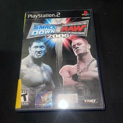 Sony PlayStation 2 SmackDown VS Raw 2006 CIB 