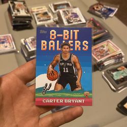 Carter Bryant Topps 8 Bit Ballers Insert No. 8B-40