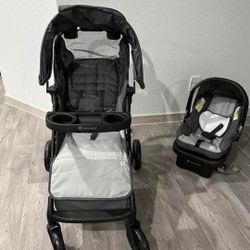 Baby Trend Stroller And CarSeat With Base 