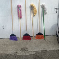 brooms And Mop