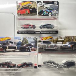 Hot Wheels Premium Car Culture Twin Packs Set 3/3 - Original First Wave