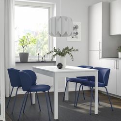 IKEA EKEDALEN Extendable Dining table, white    IKEA Dining Table — NEW — assembled — unused  Measurements Min. length: 31 1/2 " Max. length: 47 1/4 "