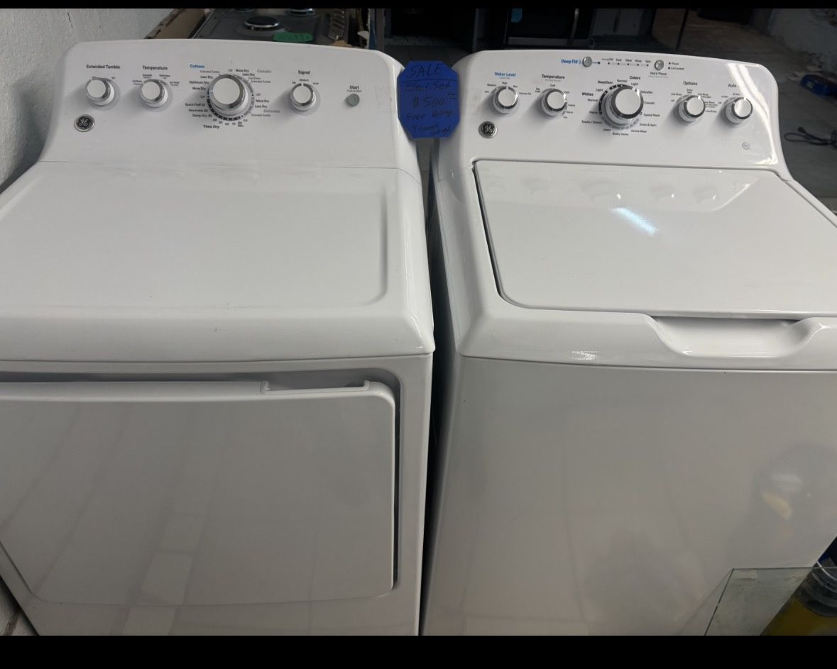 Gas Washer And Dryer Set