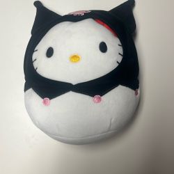 Hello Kitty With Kuromi Hat Squishmallow 8”