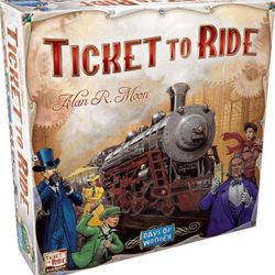 Ticket to Ride Board Game - Brand New still Shrink Wrapped  / Family Strategy Game for Kids & Adults, Ages 8+, 2-5 Players, 30-60 Minut