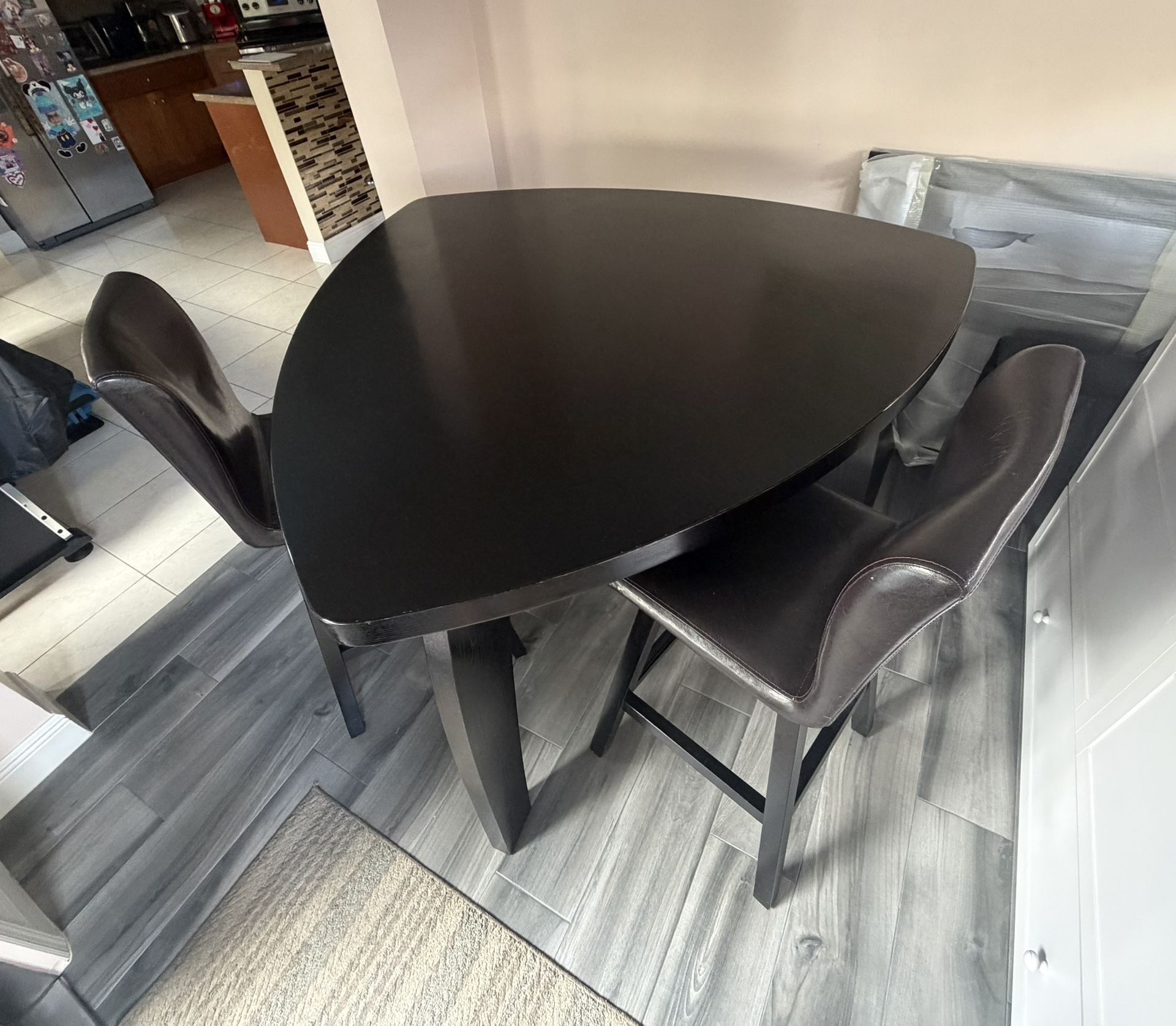 Counter Height Dining Set 2-dining Chairs 1 Bench