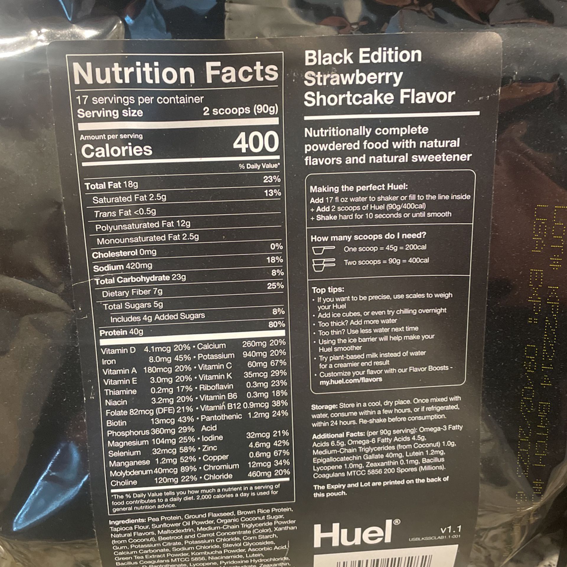 Huel- Black Edition Sealed for Sale in Riverside, CA - OfferUp