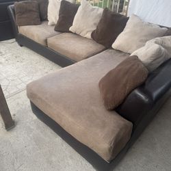 Brown Sectional 