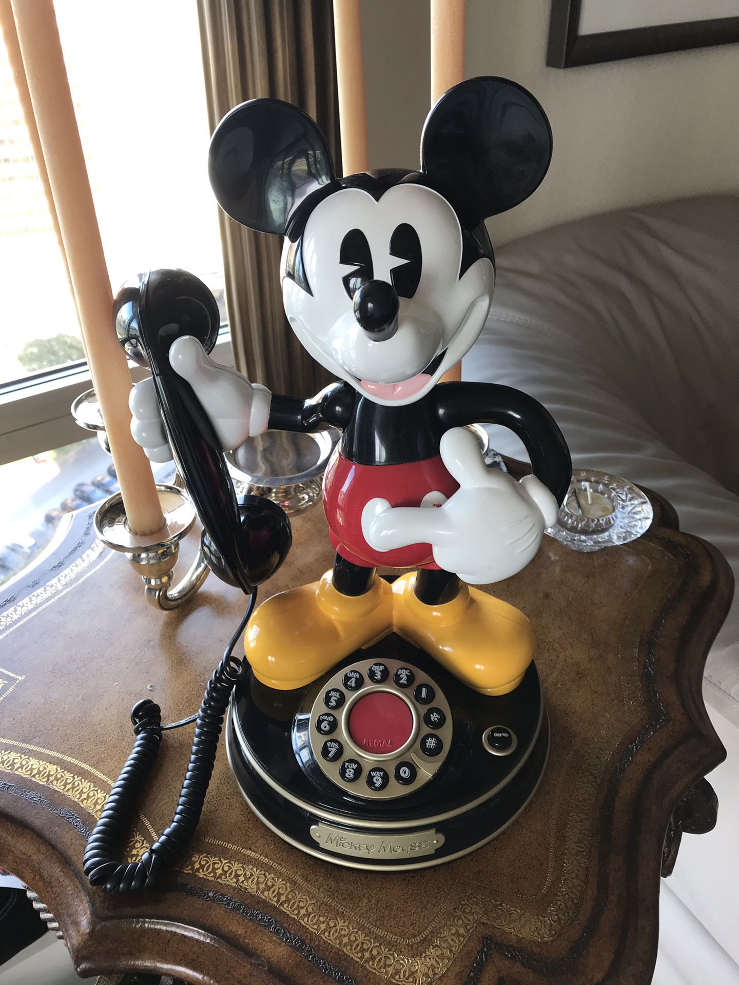 Mickey Mouse Animated Telemania Disney Talking Telephone 1997