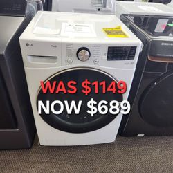 4.5 Cu. Ft. Ultra Large Capacity Smart Wifi Enbaled Front Load Washer With Turbo Wash 360 