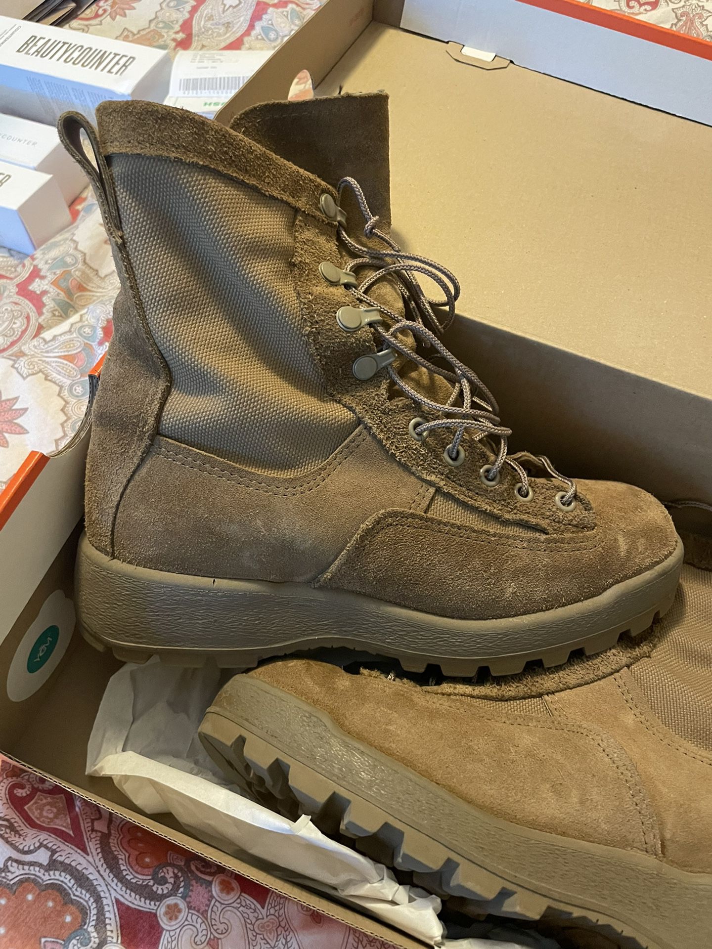 Vibram Gortex Military Steel Toe Leather Boots