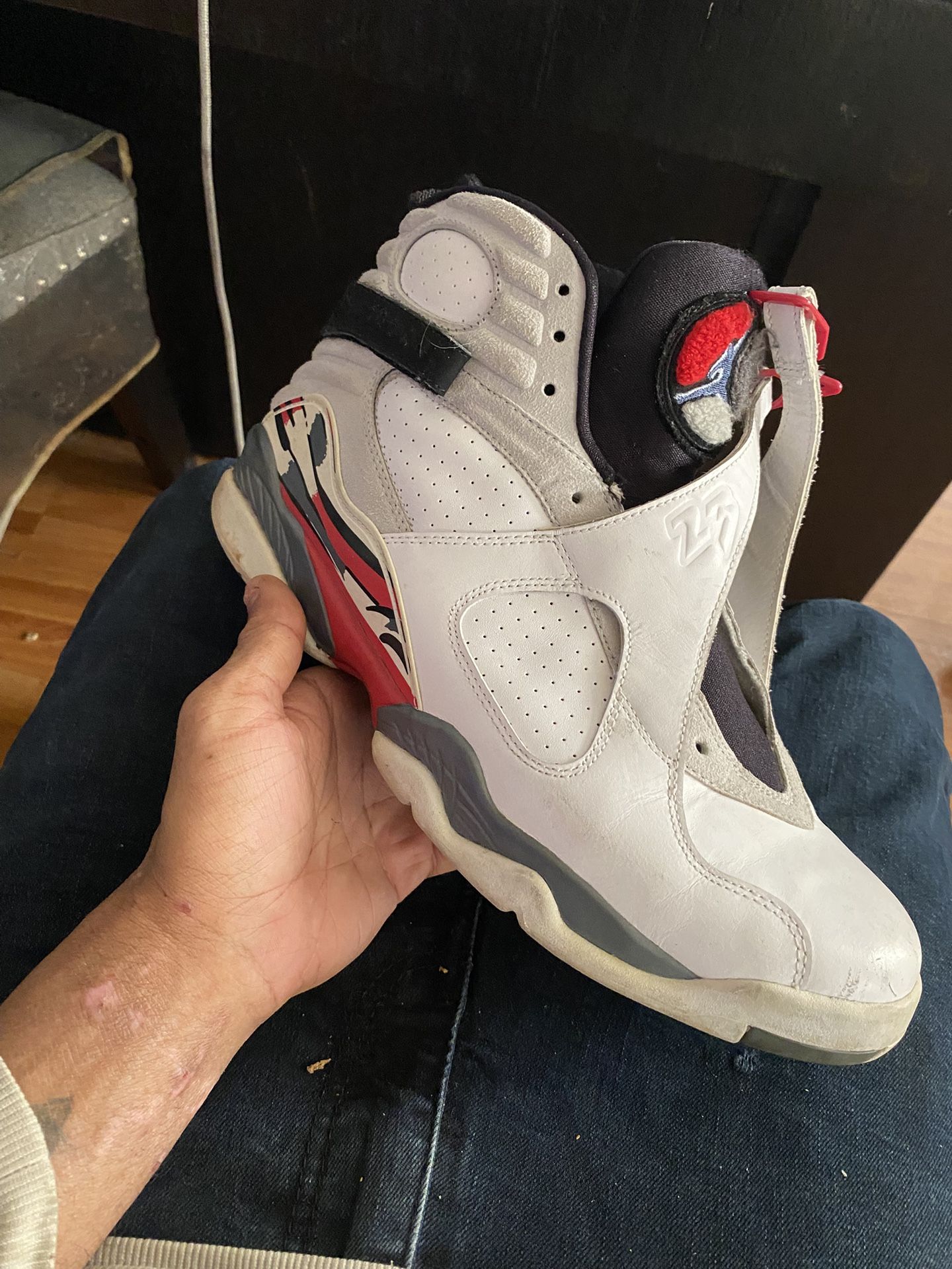 Jordan 8 Bugs Bunny White