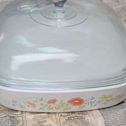 CORNING WARE DISH WITH LID