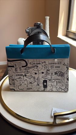 Min and Mon Structured Bag with Graphic Print