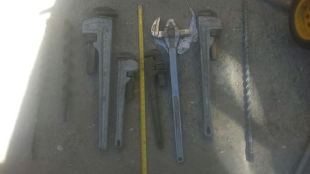 Huge 24" wrench n rotary hammer bits .....all for $200