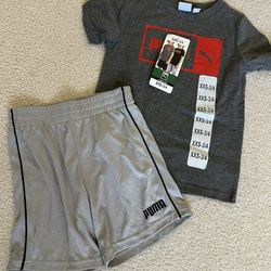 Child’s 3/4 NEW Puma Short Set