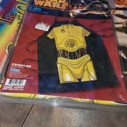 Star Wars C-3PO Droid Kitchen Grilling BBQ Cooking Chef Costume Apron