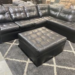 Sectional Sofa With Ottoman 