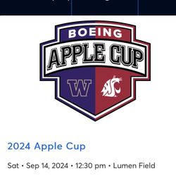 Apple Cup Tickets Section 110 Row P