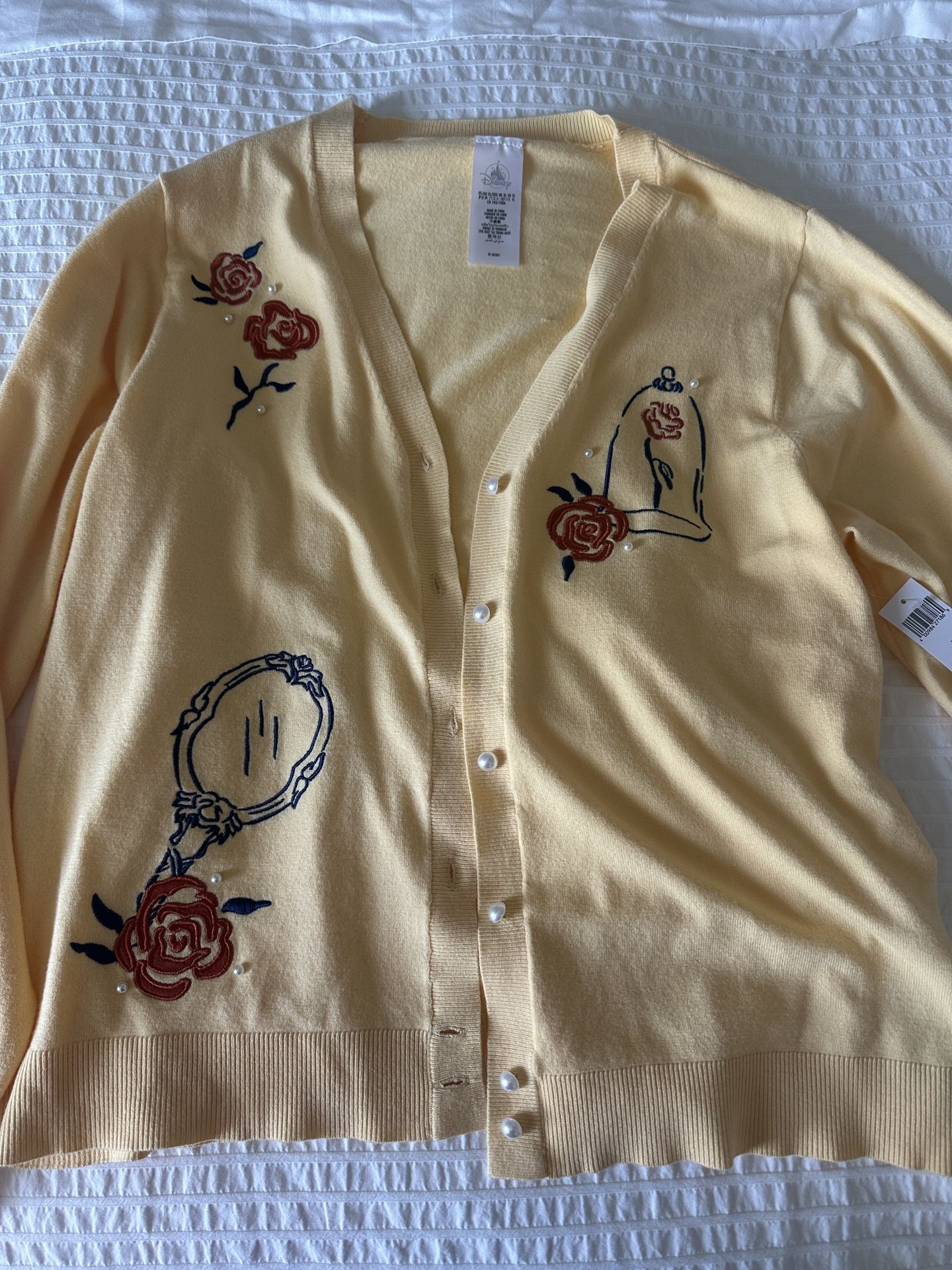 Disneyland Merch Beauty and the beast princess bell Cardigan