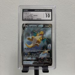 Pokemon Dragonite V CGC 10