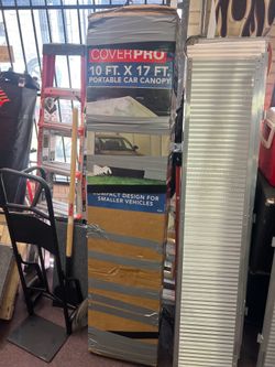 CoverPro 10 ft. x 17 ft. portable car canopy