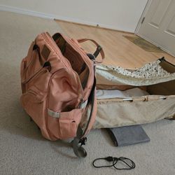 Diaper Bag With Changing Station 