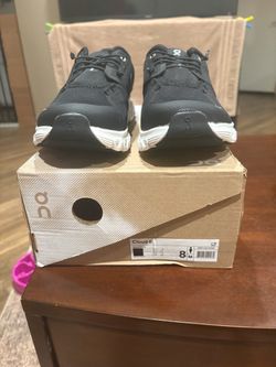 On Cloud 6 Sneakers Black/White Size 8