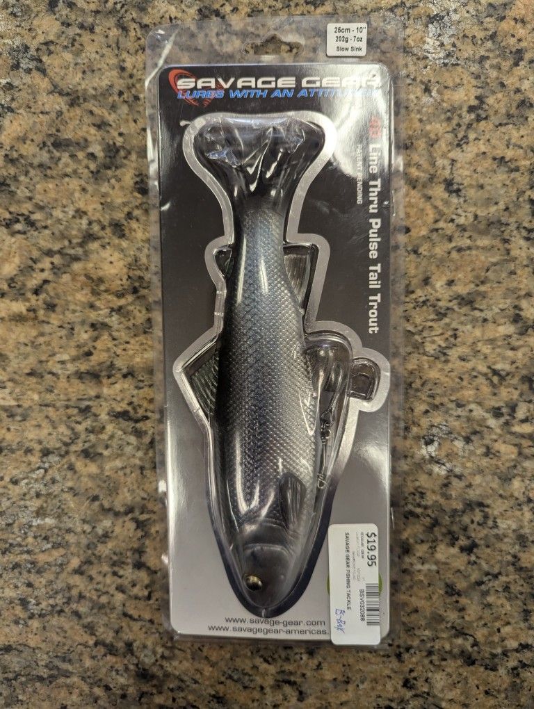 Savage Gear 4D Line Thru Pulse Tail Trout 10" 7 Oz Slow Sink