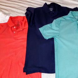 Bundle of FOUR (4) L.L. Bean Polo Shirts

