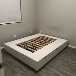 IKEA Bed Frame With Drawers 