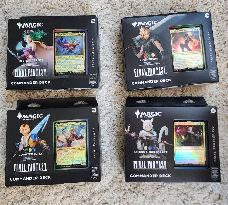Magic The Gathering Final Fantasy Commander Set (Brand New Unopened)