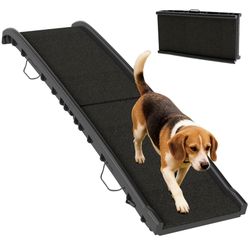 PawHut 61" Folding Dog Ramp w/Non Slip Frosted Surface