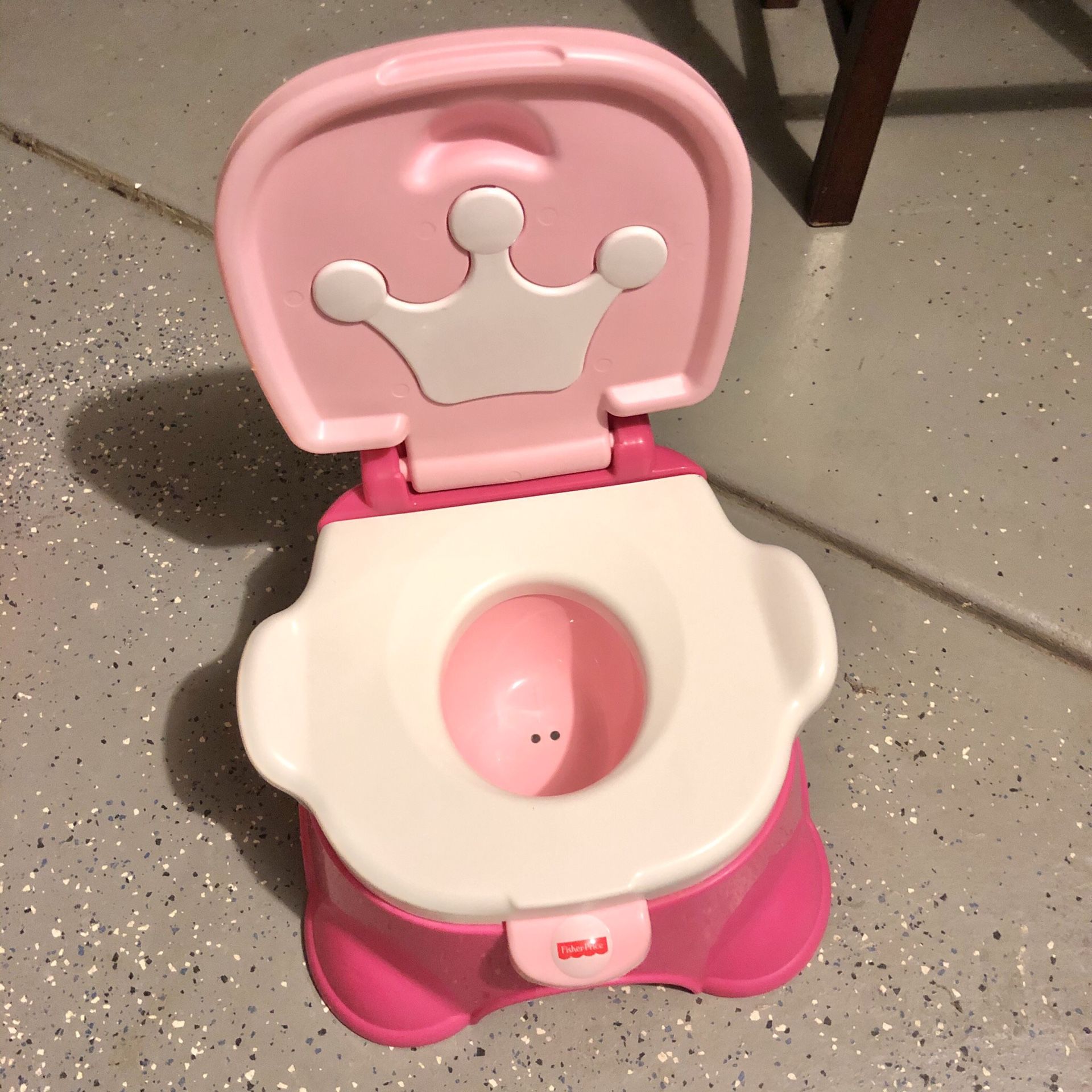 Fisher Price Pink Princess Potty Seat / Step Stool