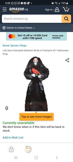 Animated Skeleton Bride Rare