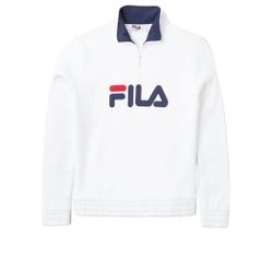 NWT Fila Greer 1/4 Zip White Small