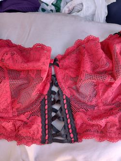 Cacique Red Lace Bra - 42DDD