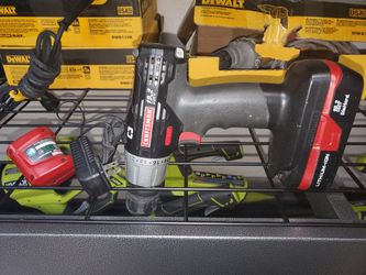 Craftsman drill with battery and charger 20$