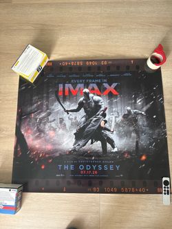 The Odyssey IMAX Poster Opening Night 34x30.5 Christopher Nolan