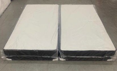 New Twin Size With Box Spring Set Colchones Nuevos Twin