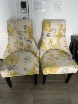 Floral Chairs