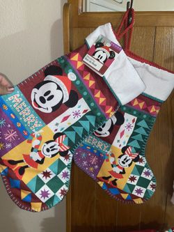 Disney Blanket and Stocking
