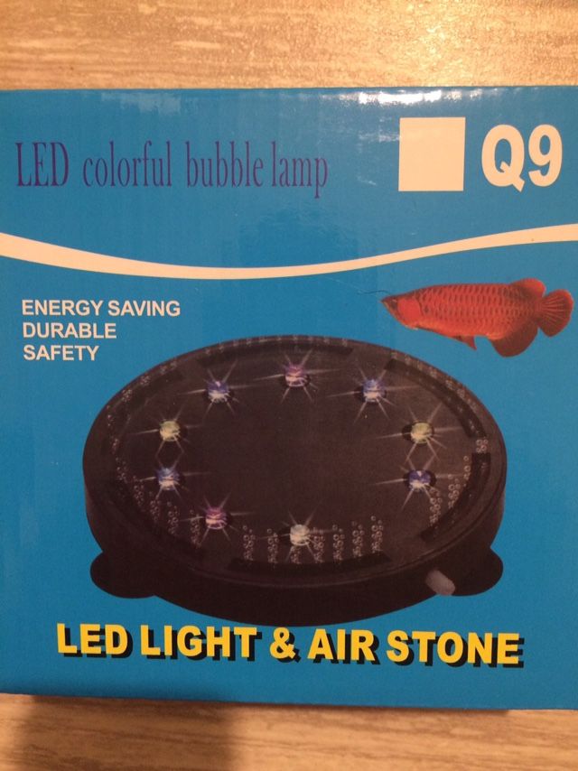 Fish Tank Bubble Light Air Stone