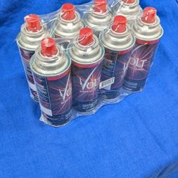 8 Pack Volt Butane Gas Cartridge. For Camp Stoves, & More. 
