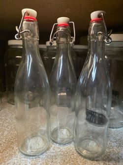 Flip Top Glass Bottle [16 fl. oz./Pack of 6]