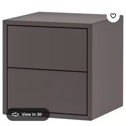 Grey IKEA Dresser Cabinet
