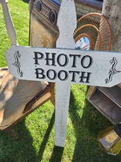 Photo Booth Sign For Weddings , Parties